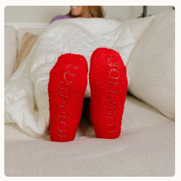 NWT BeWell Rest Day Socks (Holiday Pack: Red, White & Green) - Picture 7 of 10